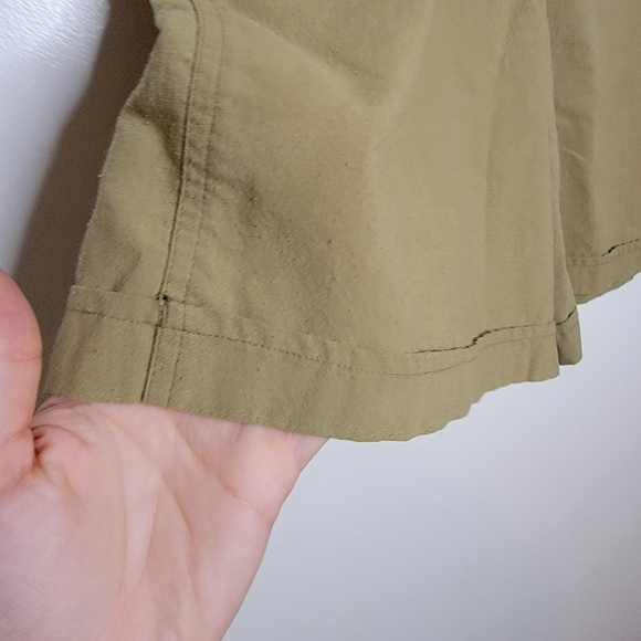 Vintage 80’s Blue Cabana Khaki Shorts Size Md high waisted 7" inseam - Picture 8 of 8